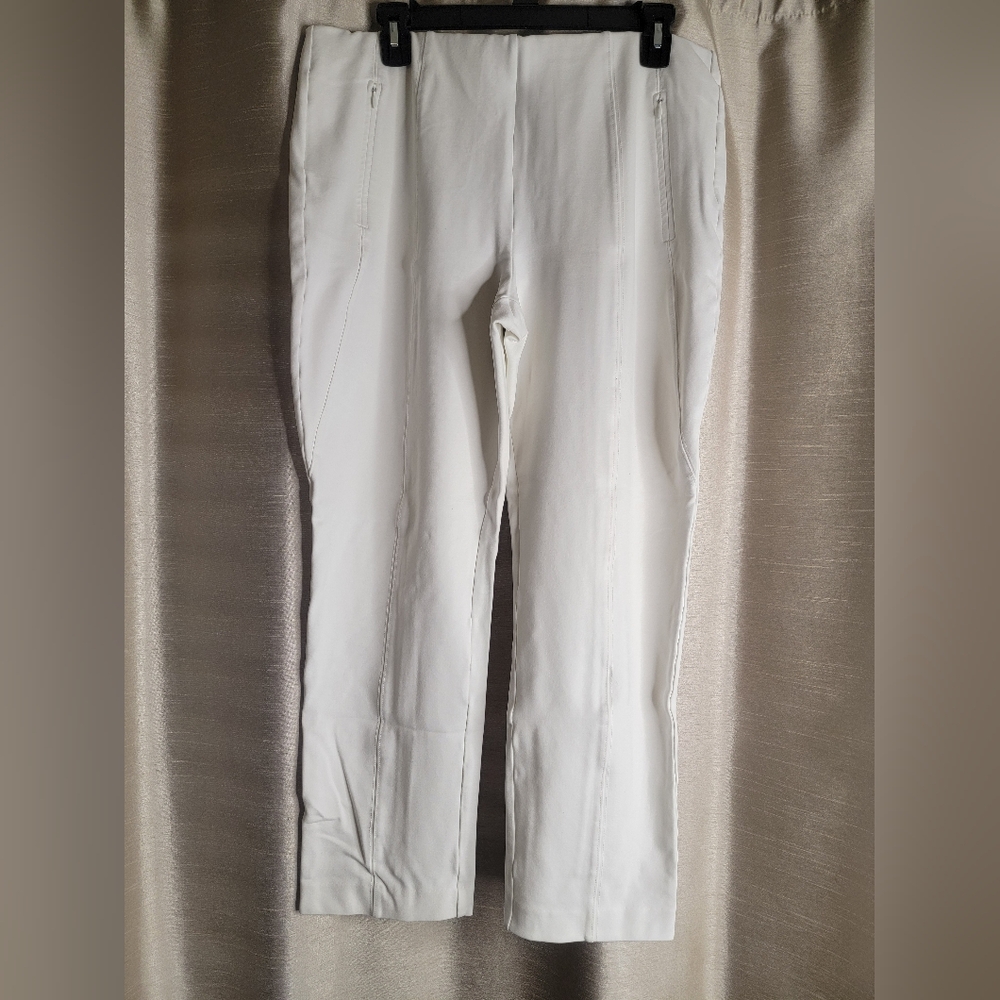 Chico's Elegant Pull-on White Pants